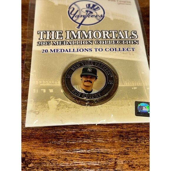 Ron Guidry The Immortal’s 2005 Medallion Collection New York Post Yankees Coin - Picture 4 of 7